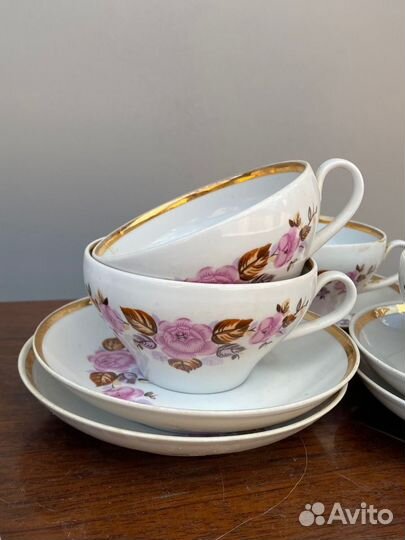 Чайный сервиз Дулево 2штуки