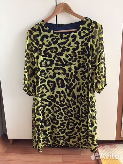 Платье леопардовое