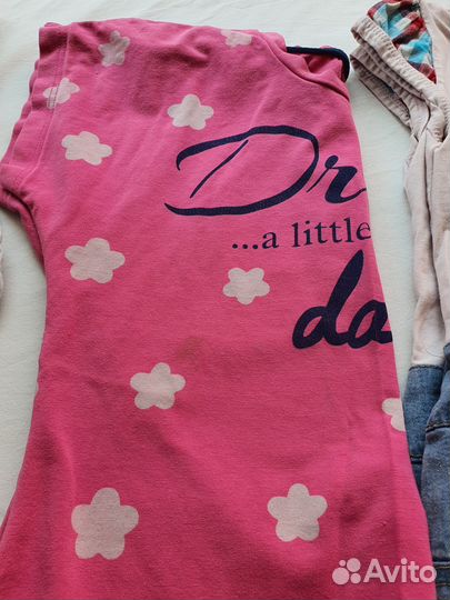 Вещи на девочку 104 116 пакетом для дачи