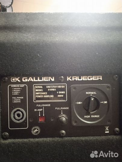 Басовый кабинет Gallien-Krueger 810RBX, 800Вт