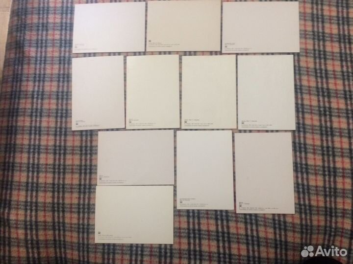 Открытки 1986 г. «Планета»