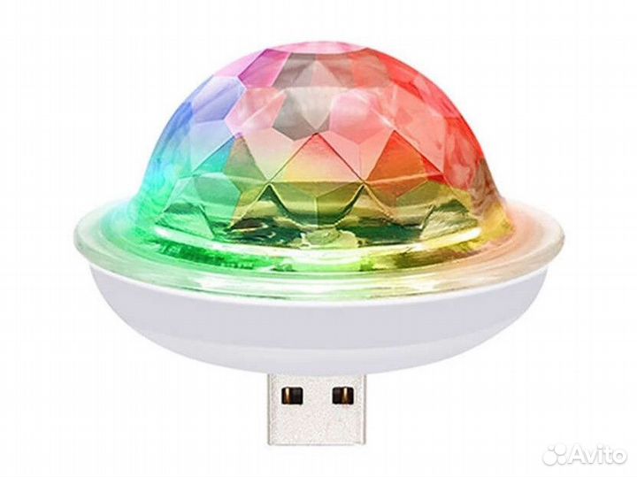 USB дискошар - светомузыка LED SMD