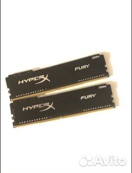 Оперативка HyperX Fury 8gb 4x2 2666 MHz