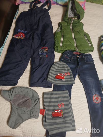 Вещи пакетом на мальчика 104, 110 рост