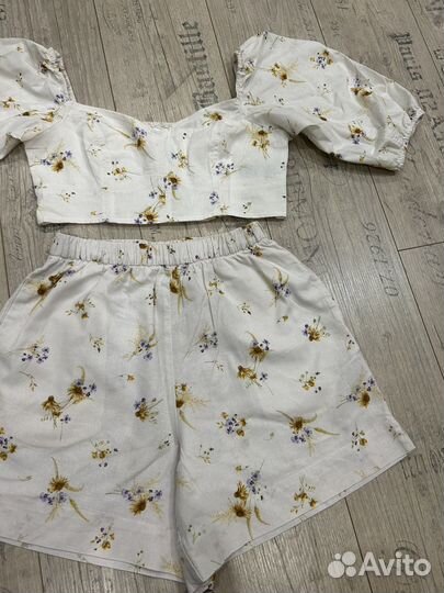 Костюм H&M р s, лен