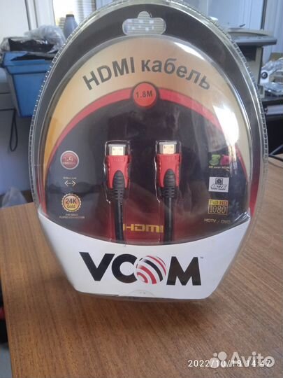 Кабель hdmi mini m/m 1.8м