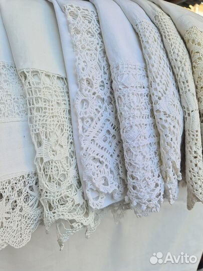 Подзоры с кружевом старинные