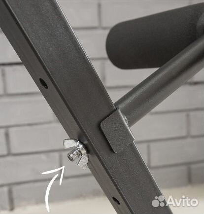 Тренажер гиперэкстензия пресс складная