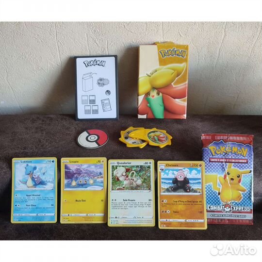 Новый набор карточки Pokemon MatchBattle McDonalds