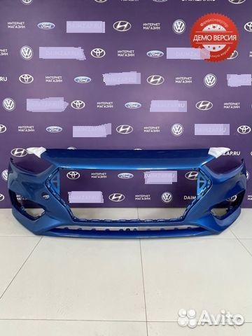 Бампер перед. hyundai solaris 