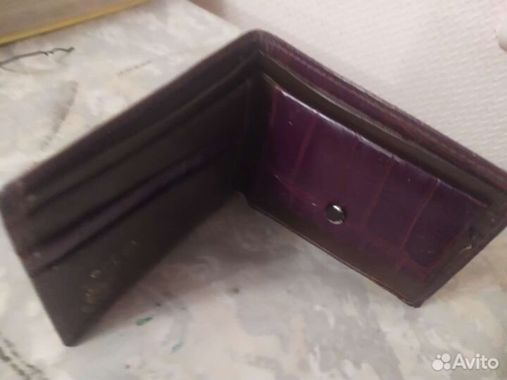 Кошелек мужской кожаный