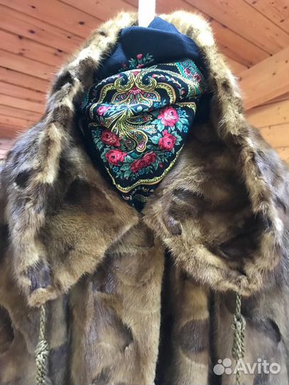 Шуба норковая на переделку в дар воротник