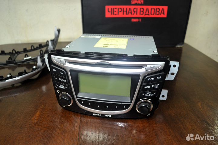 Штатная магнитола Hyundai Solaris