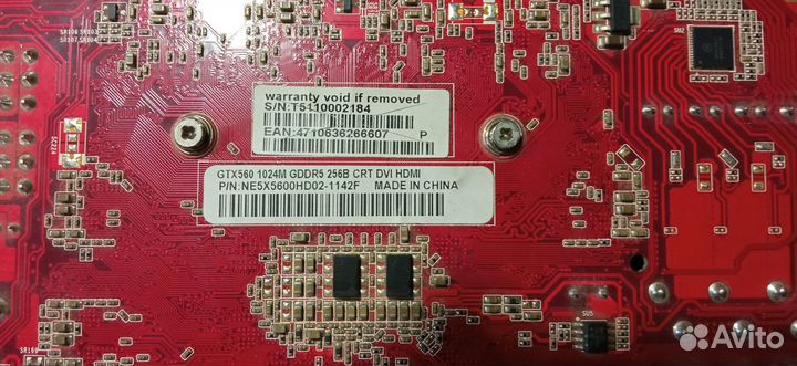 Видеокарта Palit GeForce GTX 560