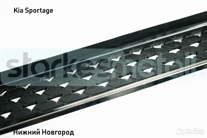 Пороги подножки Kia Sportage Classik