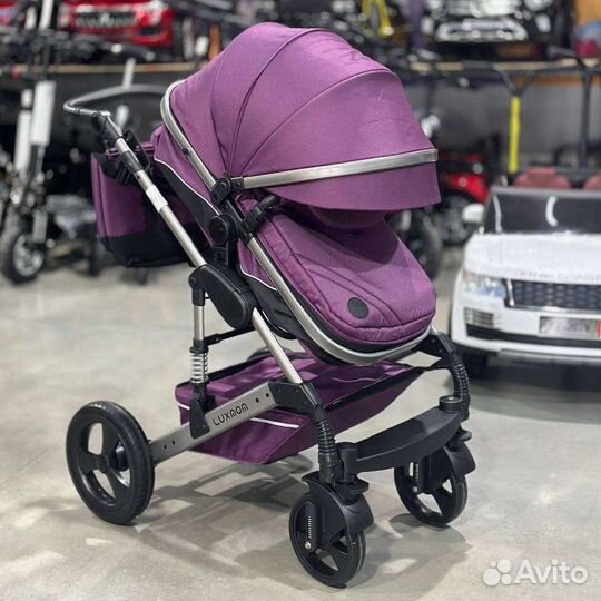 Коляска 2в1 трансформер Новинка (фиолетовый)