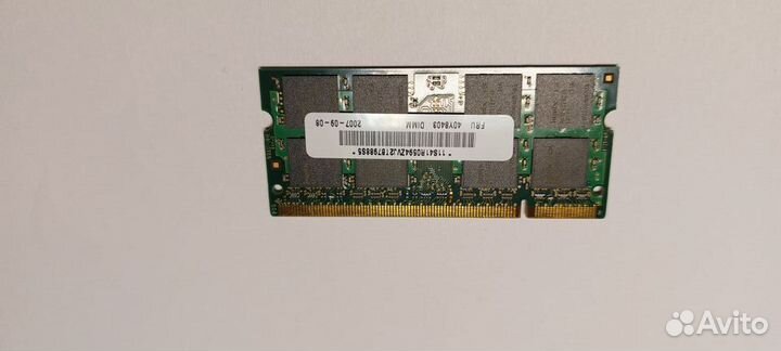 Модуль памяти hynix DDR2 1GB 2Rx8 PC2-5300S-555-12
