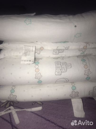 Бортики в детскую кроватку