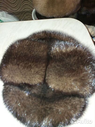 Норковая шапка мужская