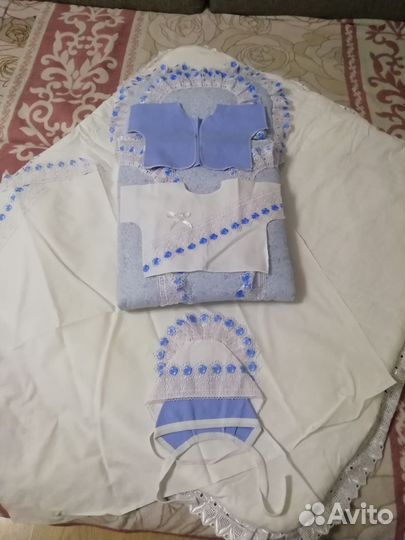 Конверт на выписку для мальчика зима