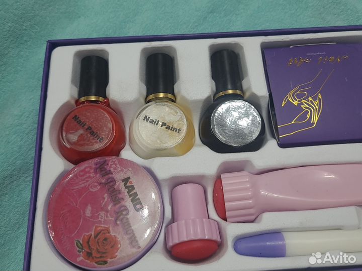 Набор для маникюра, стемпинга