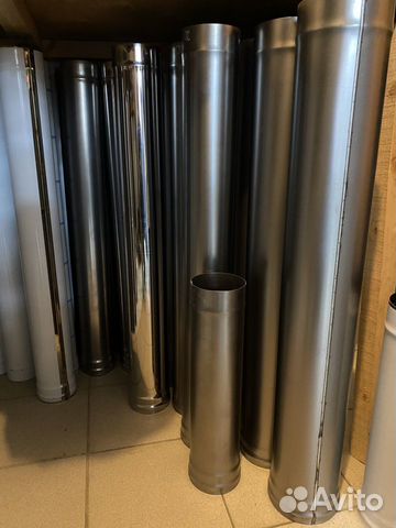 Дымоходы 100-110-115-120 нержавеющие 1мм