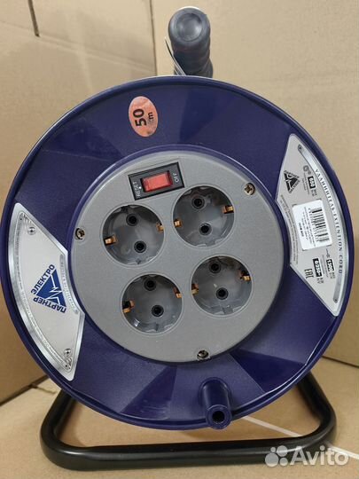 Удлинитель на катушке 3х0,75 50 метров