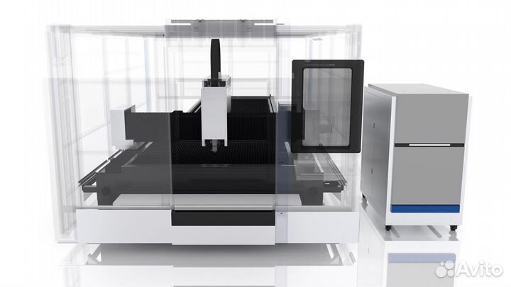Оптоволоконный лазерный станок для резки металла