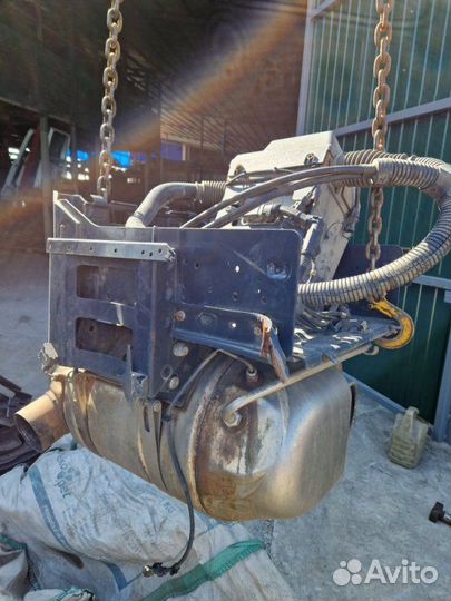 Ящик акб в сборе с глушителем Iveco Stralis