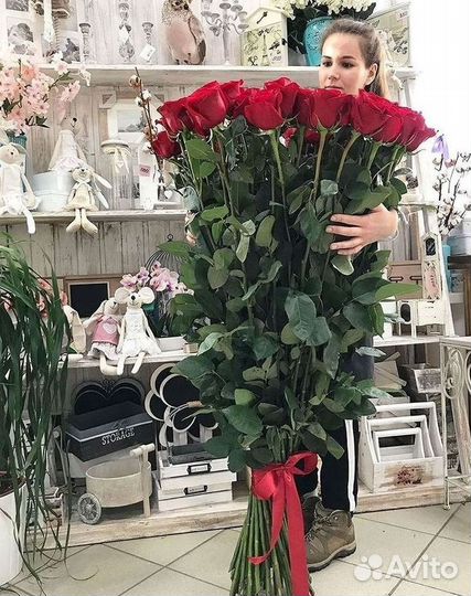 Высокие Высокие розы Гигантские розы Букеты Достав
