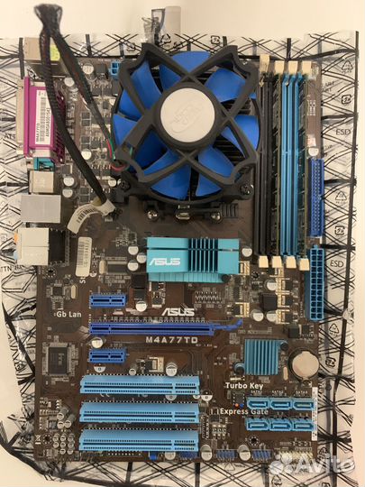 Материнская плата + процессор + оперативная память