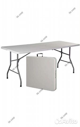 Стол чемодан складной усиленный 150 см