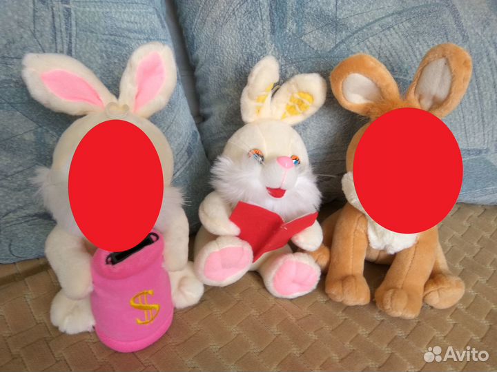 Заяц зайцы мягкая игрушка