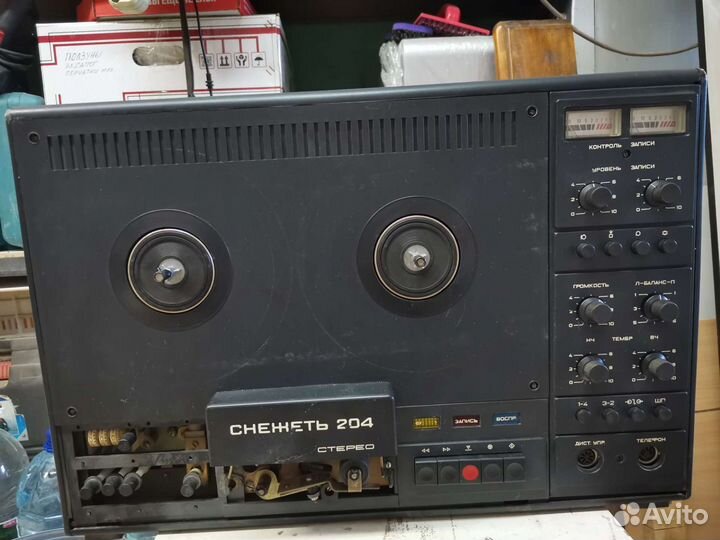 Катушечный магнитофон Снежеть 204