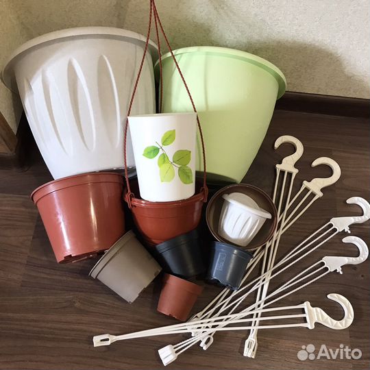 Горшок для цветов, кашпо, подвесные горшки