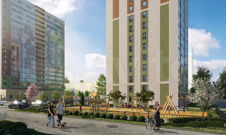 2-к. квартира, 57 м², 1/17 эт.