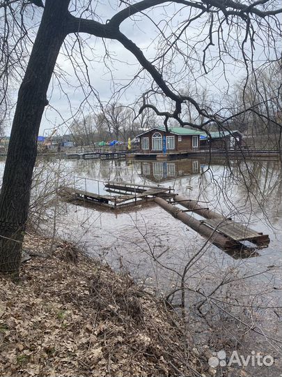 Понтон с трапом