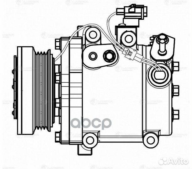 Радиатор кондиционера lcac2479 luzar