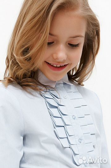 Блузка рубашка для девочки