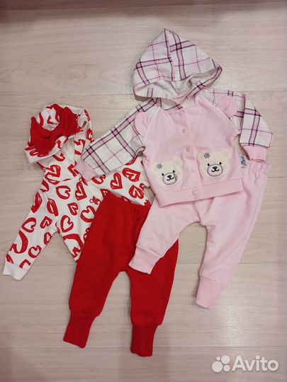 Детские вещи пакетом на девочку 56- 62