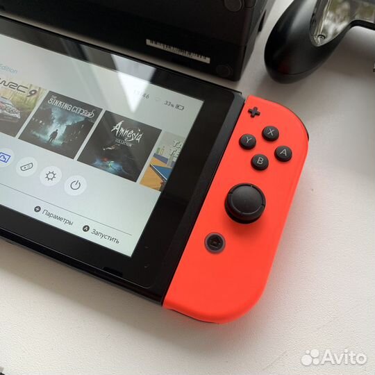 Nintendo switch 2 рев. 64gb sd + игры