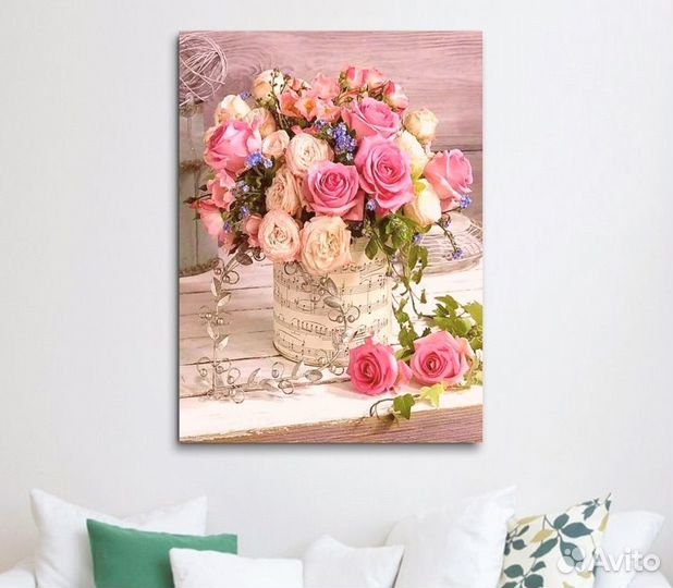 Алмазная мозаика на подрамнике 40х50 