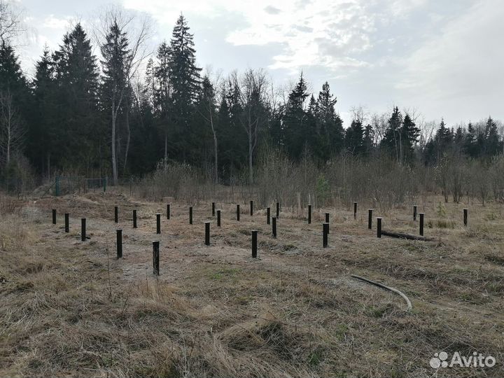 Винтовые сваи под ключ установка