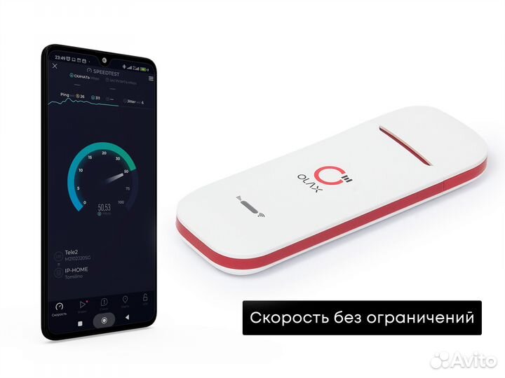 4G Модем с раздачей Wi-Fi и Теле2 сим