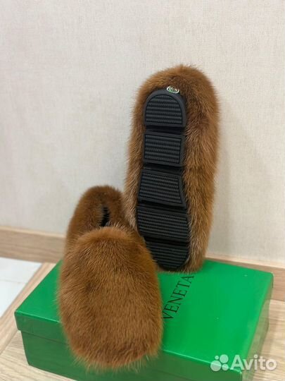 Лоферы норковые 38 новые