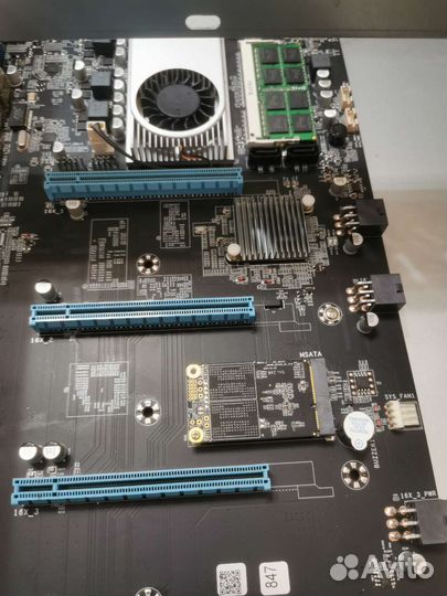 Корпус с материнкой для майнинга