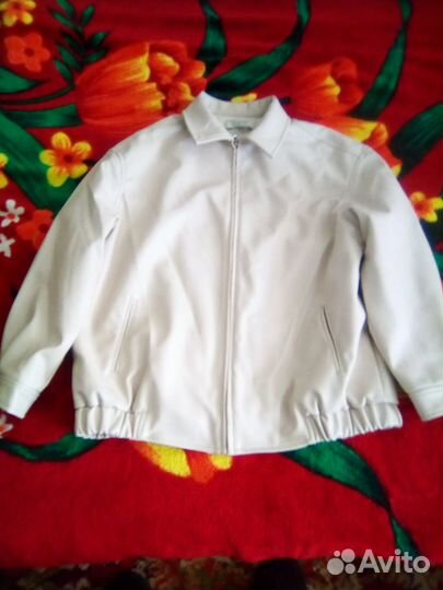 Куртка кожаная женская 44