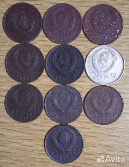 Монеты 20 копеек СССР 1931-1957г.г