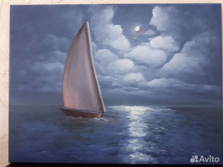 Картина маслом на холсте пейзаж