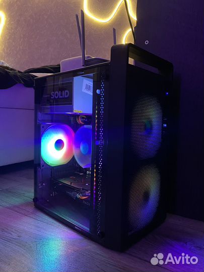 Игровой компьютер Ryzen 5 + RX6500XT + 16GB